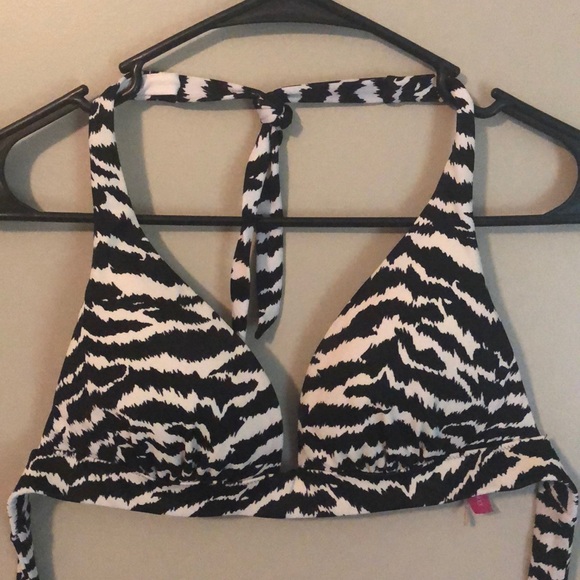 Victoria’s Secret Zebra Bathing Suit Top - Picture 2 of 4